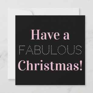 Ten un fabuloso Navidad foto rosa blanco negro