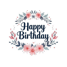 Ten un gran día y fiesta de cumpleaños