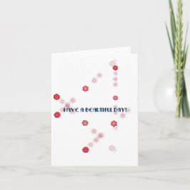 Ten un hermoso día, tarjeta pensando en ti