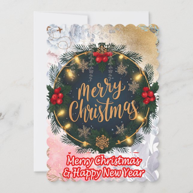 Ten una cálida y maravillosa Feliz Navidad (Anverso)