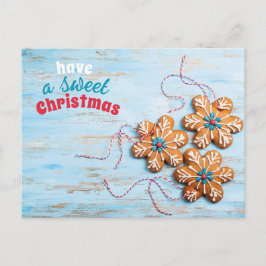 Ten Una Postales De Pan De Gengibre Para Navidades