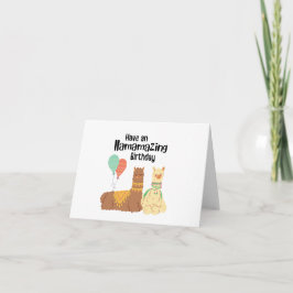 Ten una tarjeta de cumpleaños llamativa, llama