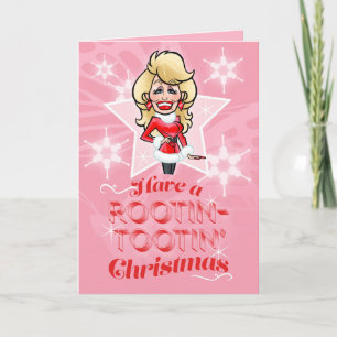 Ten Una Tarjeta De Navidades De Rootin' Tootin