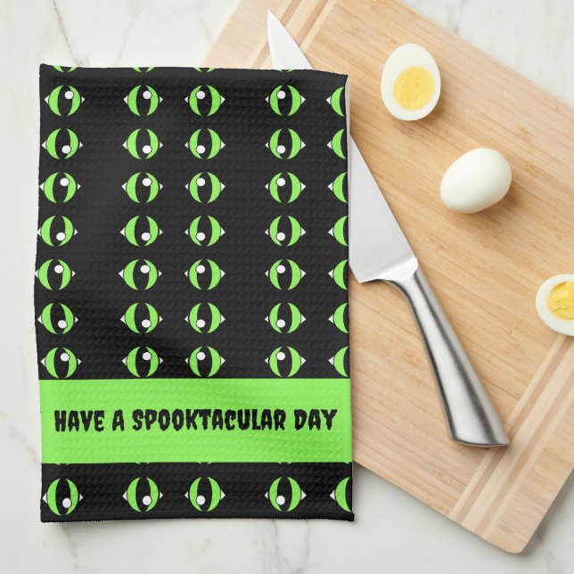 Ten Una Toalla De Cocina De Día Spooktacular (Doblado Cuarto)