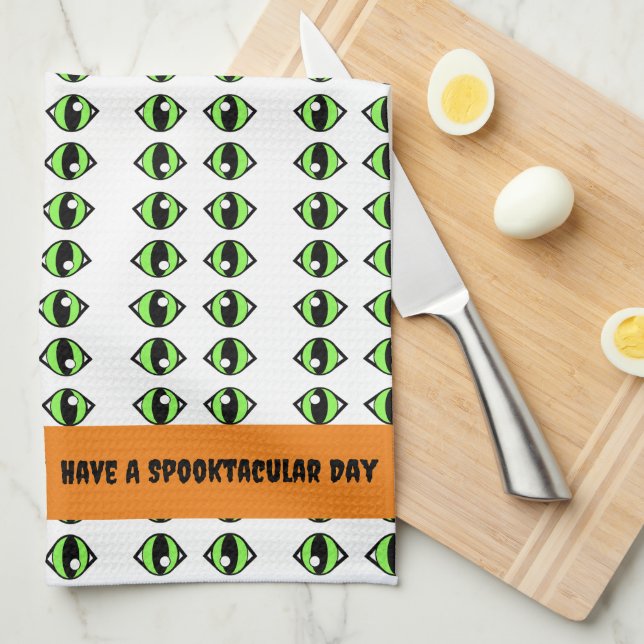 Ten Una Toalla De Cocina De Día Spooktacular (Doblado Cuarto)
