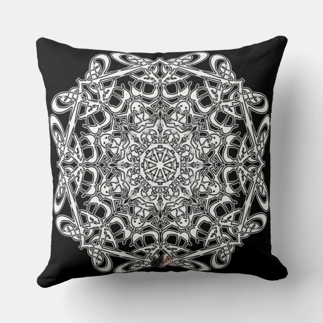 Tenaz Almohada De Glifo Octa (Reverso )
