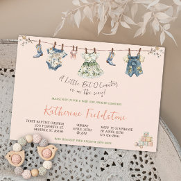 Tendedero Un Poco De Campo Invitación De Cumpleaño