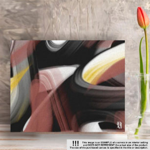 Tendencia de 14x11" Resumen de arte Polvo blanco n