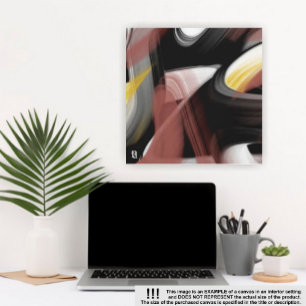 Tendencia de 24x24" Resumen de arte Polvo blanco n