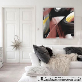 Tendencia de 40x40" Resumen de arte Polvo blanco n