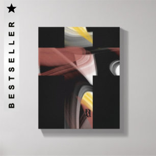 Tendencia de 8 x 10" Resumen de arte Polvo blanco