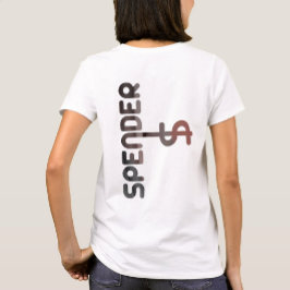 Tendencia de camiseta de impresión de retroceso de