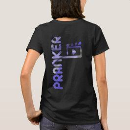 Tendencia de camiseta de impresión trasera PRANKER