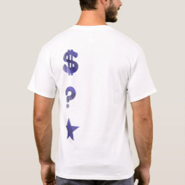 Tendencia de camiseta de impresión trasera RICH Re