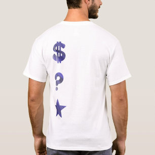 Tendencia de camiseta de impresión trasera RICH Re