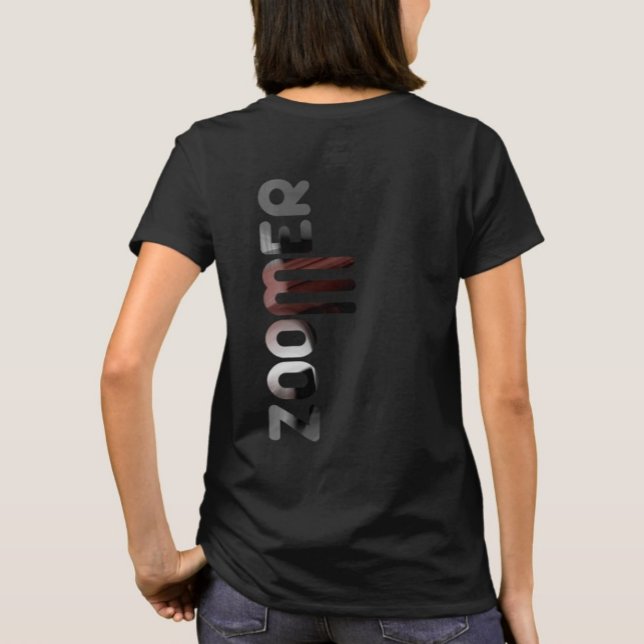 Tendencia de camisetas de impresión trasera ZOOMER (Subido por el creador)
