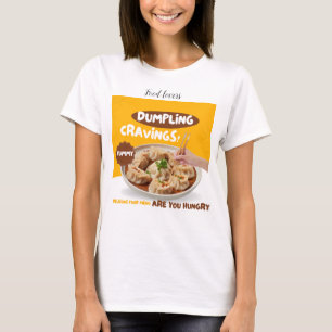 Tendencia de camisetas para amantes de la comida