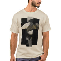 Tendencia de camisetas Resumen Art Black White Gol