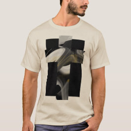 Tendencia de camisetas Resumen Art Black White Gol
