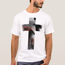 Tendencia de camisetas Resumen Polvo Blanco Negro