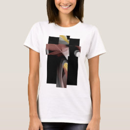 Tendencia de camisetas Resumen Polvo Blanco Negro