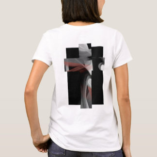 Tendencia de camisetas Resumen Polvo Blanco Negro