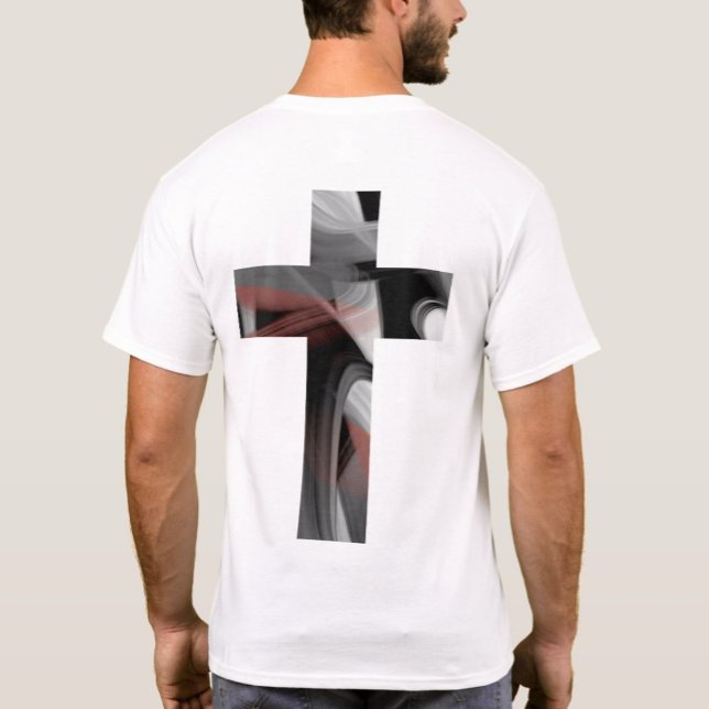 Tendencia de camisetas Resumen Polvo Blanco Negro (Subido por el creador)
