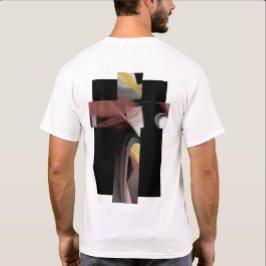 Tendencia de camisetas Resumen Polvo Blanco Negro