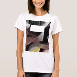 Tendencia de camisetas Resumen Polvo Blanco Negro