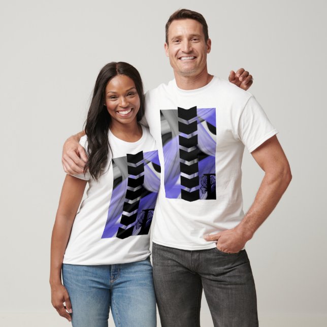 Tendencia de camisetas Resumen Violeta Lavender (Unisexo)