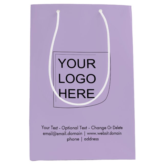 Tendencia de Color - Bolsa de Regalo Mediana de Vi (Anverso)