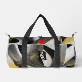 Tendencia de la bolsa de duffel gris pequeño Resum