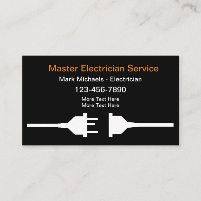 Tendencia de la nueva tarjeta de visita electrónic (Anverso)
