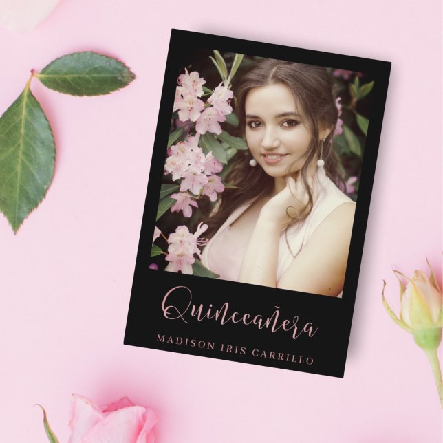 Tendencia de Quinceañera Tipografía Español Oro Ro (Subido por el creador)
