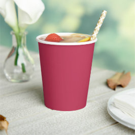 Tendencia en Color - Vasos de Papel Magenta Vibran