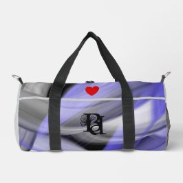 Tendencia Gris Pequeña Bolsa de Gimnasio Resumen V