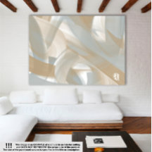 Tendencia Sandy Tornado de 60x40" Resumen de arte 