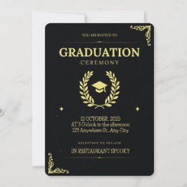 Tendencias actuales: Invitación de graduación