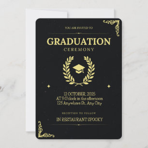 Tendencias actuales: Invitación de graduación