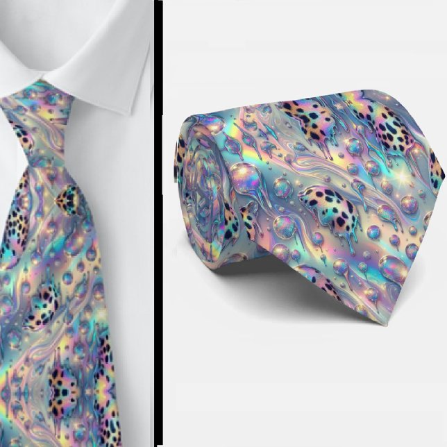 Tendencias y audaz | Corbata con estampado de leop (Subido por el creador)