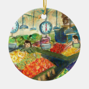 Tender el ornamento de los productos (Pike Place S