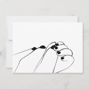 Tender Mamá monocroma Manos del bebé