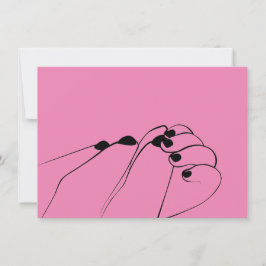 Tender Mamá monocroma Manos del bebé