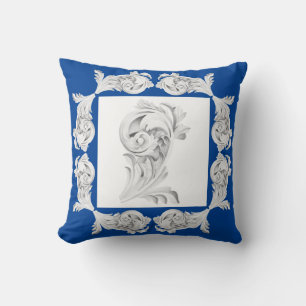 Tendriles de mármol en una almohada cuadrada