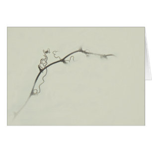 Tendrils de la zarza en la niebla - Minimalism