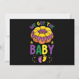 Tenemos La Invitación De Embarazo De Baby Mardi Gr