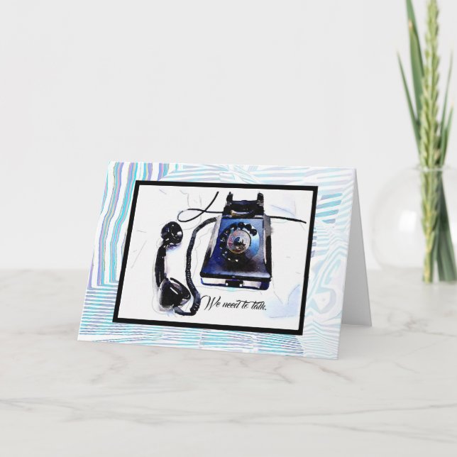 Tenemos que hablar con una tarjeta telefónica de é (Anverso)