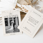 Tenemos Tarjeta de Invitaciones de Bodas Vintage C<br><div class="desc">Comparte la noticia de tu unión con la familia y amigos en un estilo que refleja tu gusto clásico. Personalizar la tarjeta con tus nombres, fecha y un mensaje personal para que sea única tuya. Como parte de la colección de bodas de MIA, esta tarjeta de invitación se coordina sin...</div>