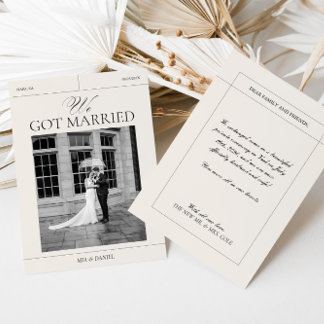 Tenemos Tarjeta de Invitaciones de Bodas Vintage C