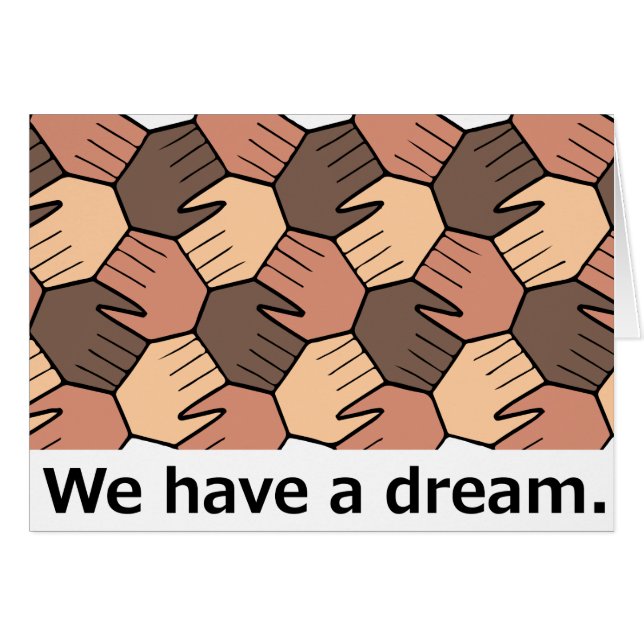 Tenemos un sueño. Tarjeta pequeña (Anverso (Horizontal))